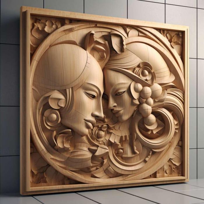 نموذج ثلاثي الأبعاد لآلة CNC 3D Art 